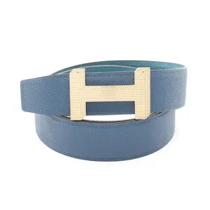Pre-owned HERMÈS Calfskin Small Leather Goods Hermes Constance H Epsom Belt