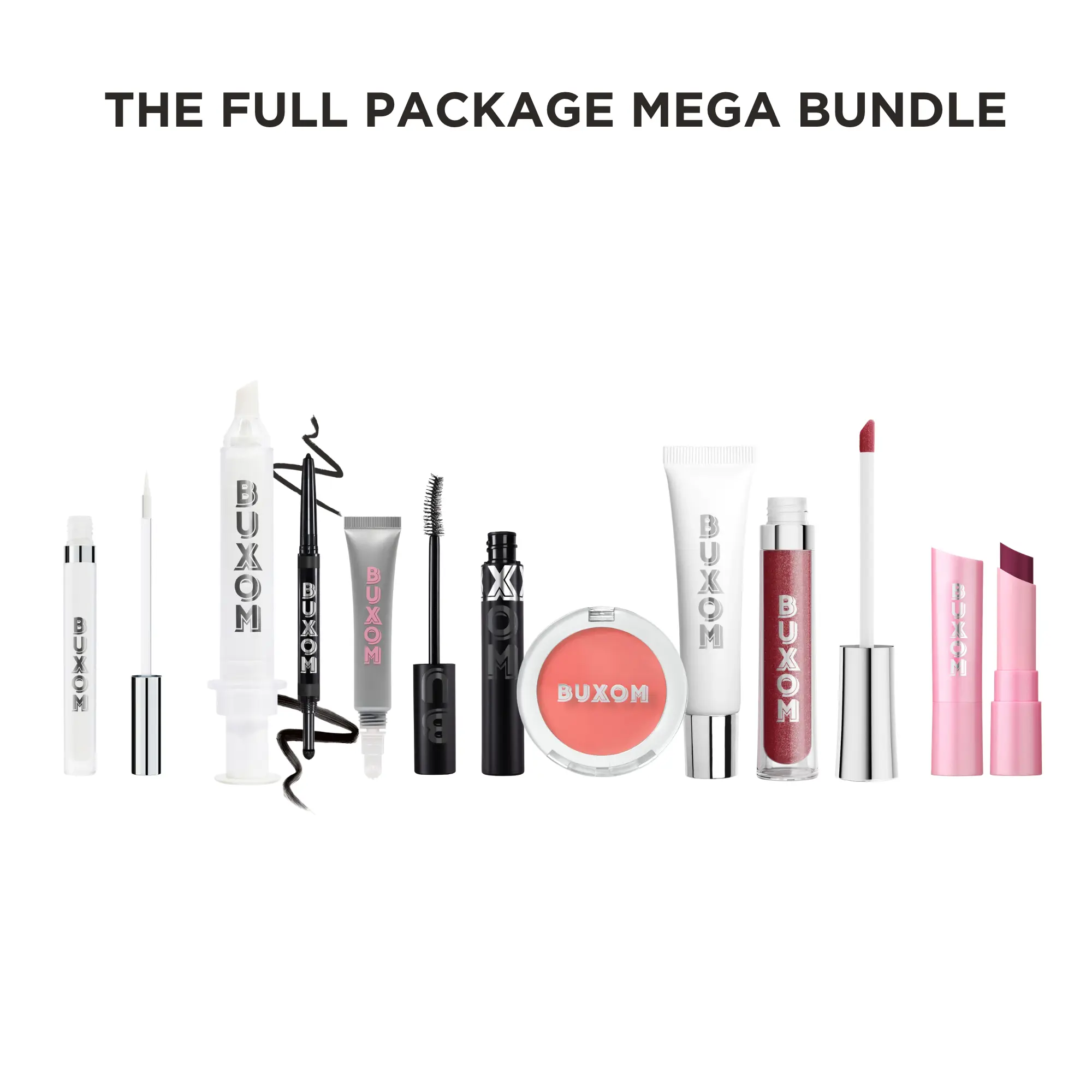 BUXOM Full Package Bundle - Complete Lip, Face & Lash Essentials Bundle BUXOM Full Package Bundle - Complete Lip, Face & Lash Essentials Bundle