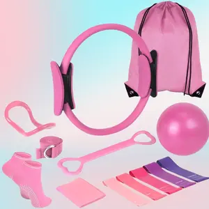 Women’s Yoga 3 Piece Fitness Set for Home Workout, Stretching and Flexibility Training, Easy Daily Exercise Kit for a Toned and Active Lifestyle