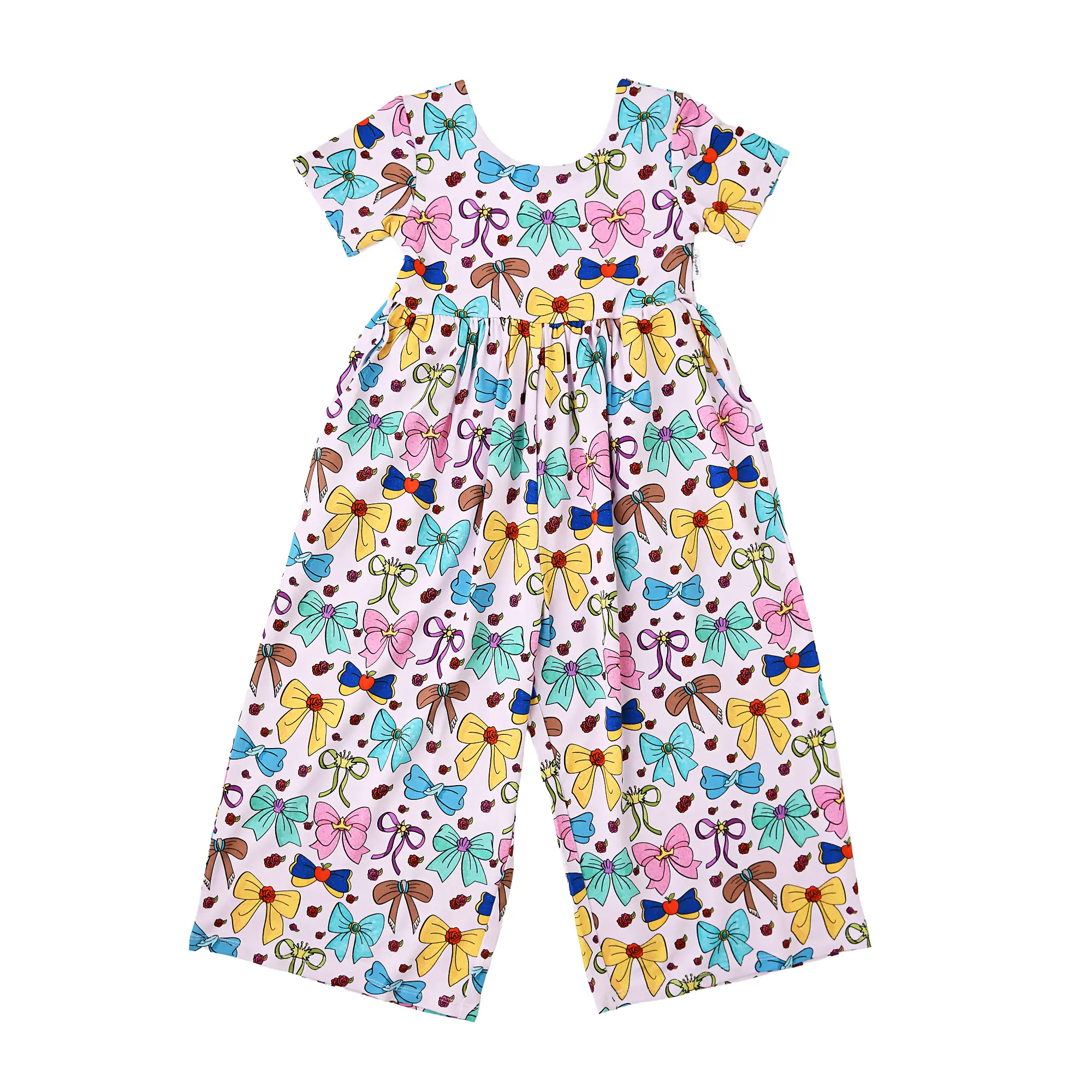 Princess WIDE LEG ROMPER Soft Bamboo Viscose Wide Leg Fit for Comfort and Style 12m-8T