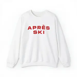 Apres Ski Crewneck Sweatshirt, Ski Trip Crewneck, Skiing Sweatshirt for Women, Aspen Sweater, Ski Sweater, Winter Girls Trip