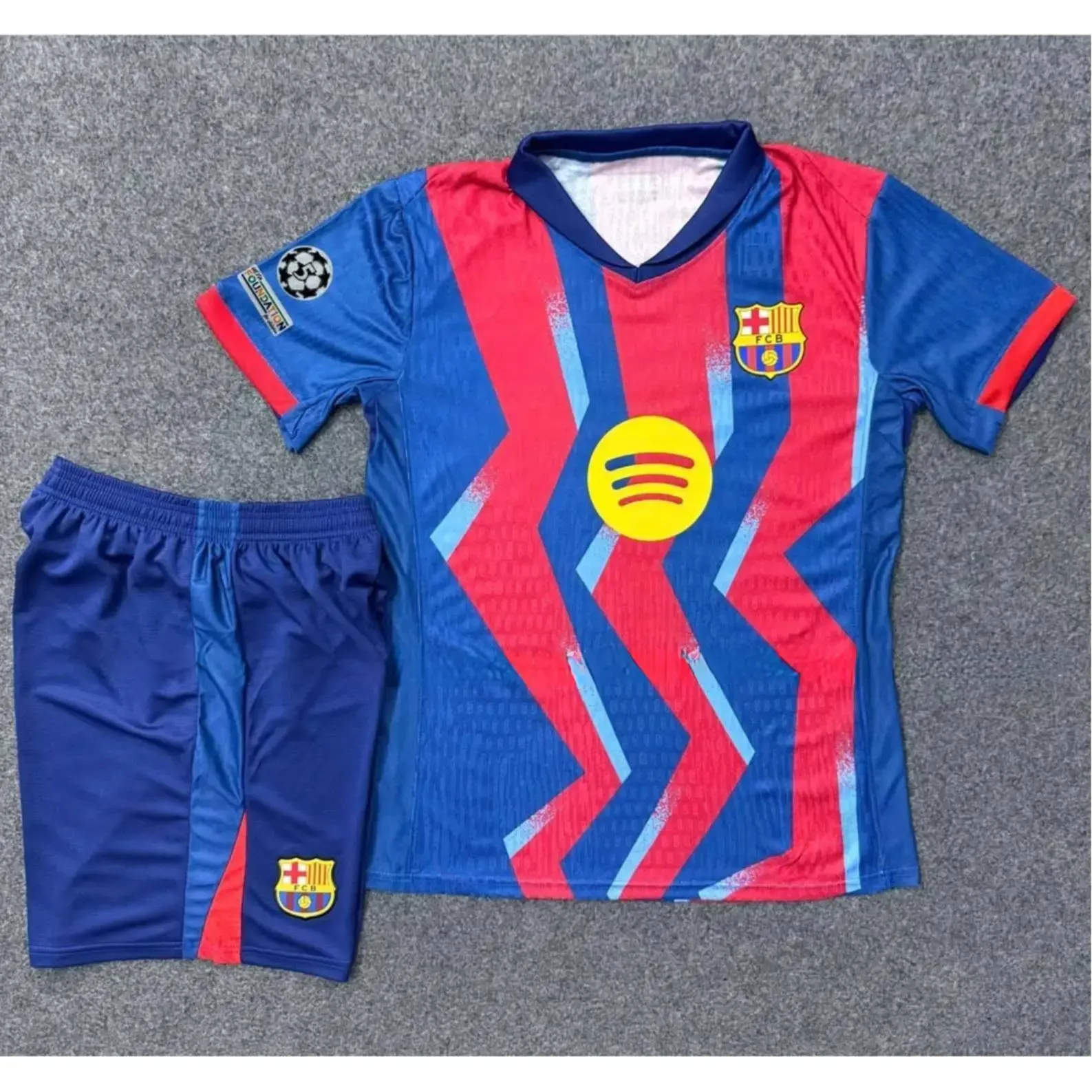 FC Barcelona 2025 Away Jersey Set – Professional Match-Grade Soccer Uniform, Premium Breathable Fabric