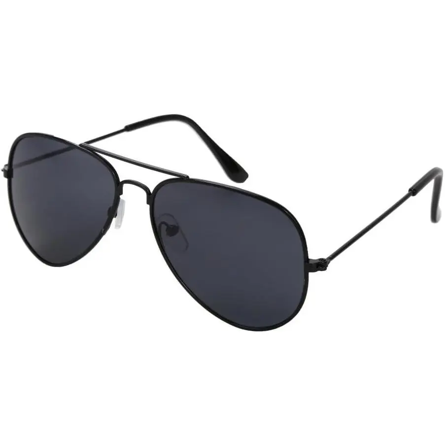 Kids' Classic Metal Frame Sunglasses for Boys & Girls, Casual Fashion Accessories with Reflective Mirrors, Flexible Arms & UV400 Sun Protection, Eyewear, Ages 2–9, Uv400 Shield, Blocks 99% Of Uvb And Uva Rays, Other