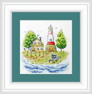 Lighthouse keeper RZ-34 Counted Cross-Stitch Kit