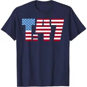 T47 Take America Back T = 47 USA Flag Vintage 45 47 T-Shirt EJROD