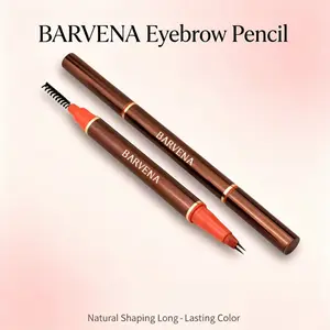 2-in-1 Dual-ended Eyebrow Pencil, Microblading Natural Hair-Like Brow, Waterproof Smudge-proof, Quick Dry Smooth Glide, Ultra Precise Shaping, All Day Long Lasting, Beginner Friendly Daily Eye Makeup Cosmetics clear
