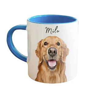 Custom Pet Mug Using Pet Photo + Name Custom Dog Mug Dog Coffee Cup Personalized Pet Mugs Dog Mom Mug Personalized Cat Dad Mug New Dog Mug