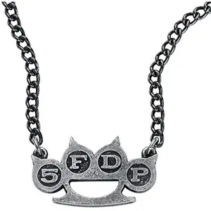 Five Finger Death Punch Knuckle Duster Pendant Necklace - Official 5FDP