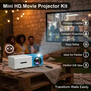 IllumiWave Mini HD Movie Projector – Turn Any Wall Into a Home Theater Android