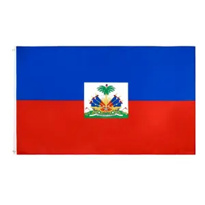 Drapo Ayiti 3x5 ft – Bon Kalite, Koulè