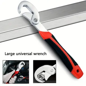 1Pc Large Universal Wrench, 22-32mm Self-Adjusting Pipe Wrench for Plumbing & Car Repair