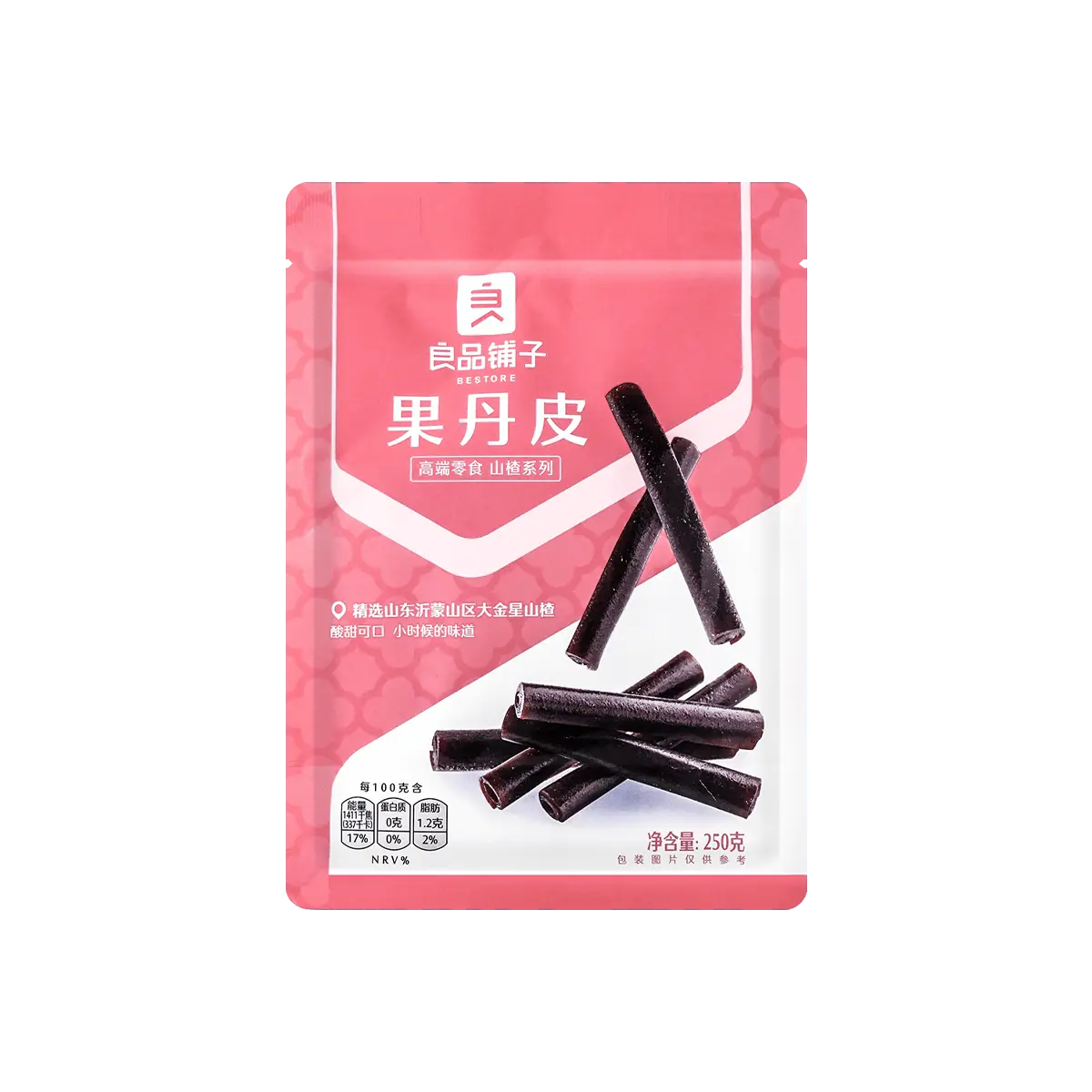 BESTORE Guodani Fruit Leather Rolls - Sweet & Tangy Chinese Snack, 250g