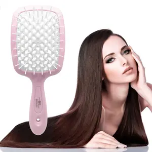 Hair Brush hairbrush Detangling wet dry hair curly hair straight hair long hair kids hair women hair hairbrush for wigs hairbrush for wet hair detangler Detangling pink hairbrush Detangling hairbrush anti-static for women men paddle brush for all hair