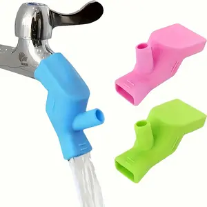 3 pieces portable faucet extenders - sink and bathtub nozzle covers, easy to install accessories, comfortable for hand washing