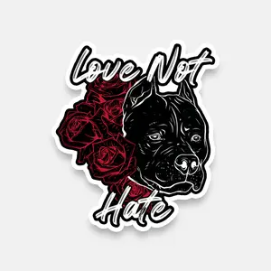 Love Not Hate Sticker