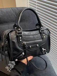 Women's Large Tote Bag, City Tote Bag Fall Purse with Zipper Women Vegan Leather Hobo Handbags with Strap Pu Tote Satchel