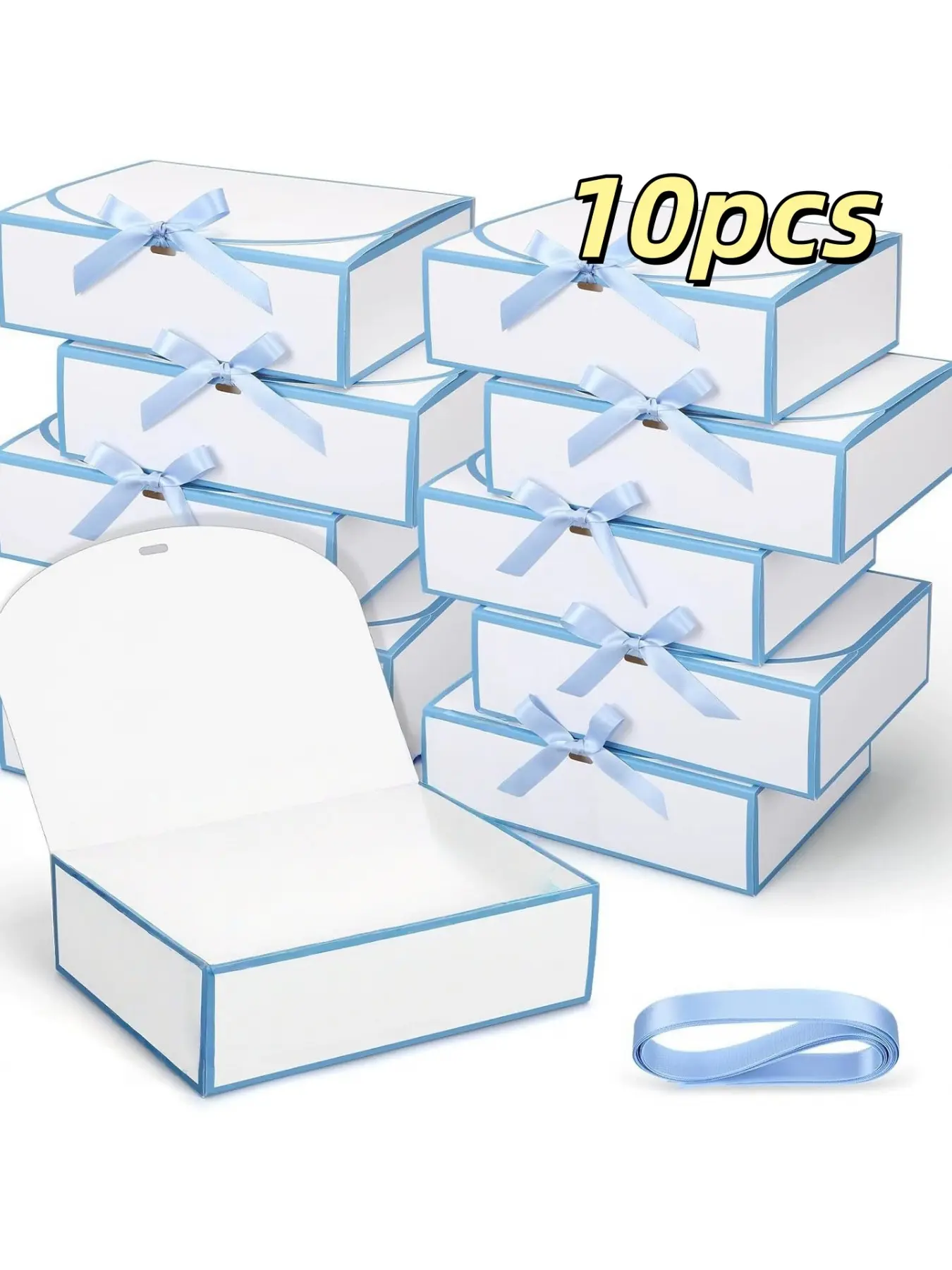 10 white and blue + blue