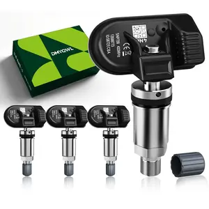 DMYQWL 433Mhz TPMS Sensor, GM Tire Pressure Monitoring System Sensor Compatible for Chevy Malibu Silverado Impala Cruze, Buick Regal Lacrosse GMC Cadillac Replaces for 13598773 4-Pack