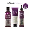 Dr. Groot 3-Step Color Safe for Permanent Hair Color Haircare Bundle, Scalp Revitalizing Solution Shampoo, Conditioner & Miracle In Shower Treatment, Hair Thickening