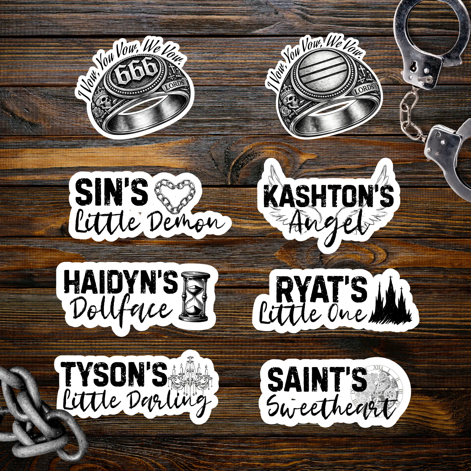LORDS Series Inspired Stickers | Spade Brothers Stickers