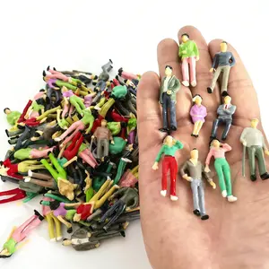10pcs/20pcs/30pcs Non-Toxic ABS Plastic 4cm/1.57in Miniature People Figures Doll Figurines for Model Train Scenery, Diorama Kits, Sand Table Display - Easy Storage, Enhances Concentration - Suitable for 14+