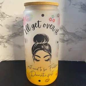 I’ll get over it 20oz glass cup