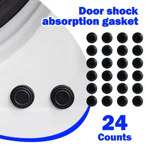 24 Counts Car Door Shock Absorbing Gasket, simple structure for easy application