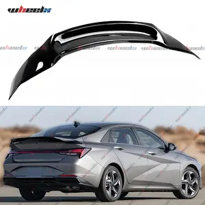 2021-2024 Hyundai Elantra 4-Door Sedan - Glossy Black JDM R-Style Trunk Spoiler , Replacement Body Part Accessory fathersdaygift fathersdaygift