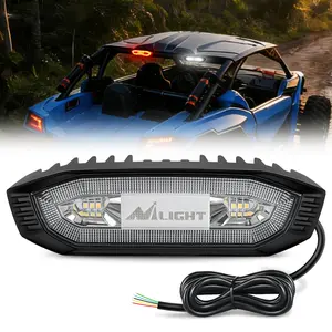 Nilight LED Chase Brake Light Universal 1.75in-2.0in Roll Bar Mount