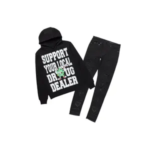 Tarl Black Hoodie & Camden Slim Fit Jean Bundle