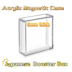 5mm Acrylic Display Case for Japanese Booster Boxes , Trade Card Box , Card Hobby Box , Perfect Card Storage Solution , Portable and Ideal for Collectors