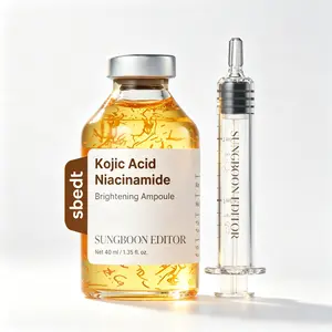 Sungboon Editor Kojic Brightening Ampoule l For Dark Spot Care Exfoliating Niacinamide Dead Skin Korean Skin Care for Even Skin Tone Serums