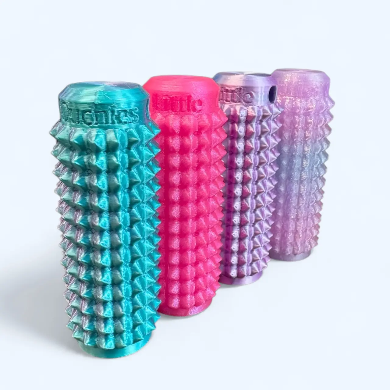 Little Ouchies Mini Grippie Mythical Creatures Fidget Keychain - Pixie Dust Fairy Floss Stress Relief Toy, Gentle Texture, Vibrant Colors, Pocket Sensory Stim Tool for Adults