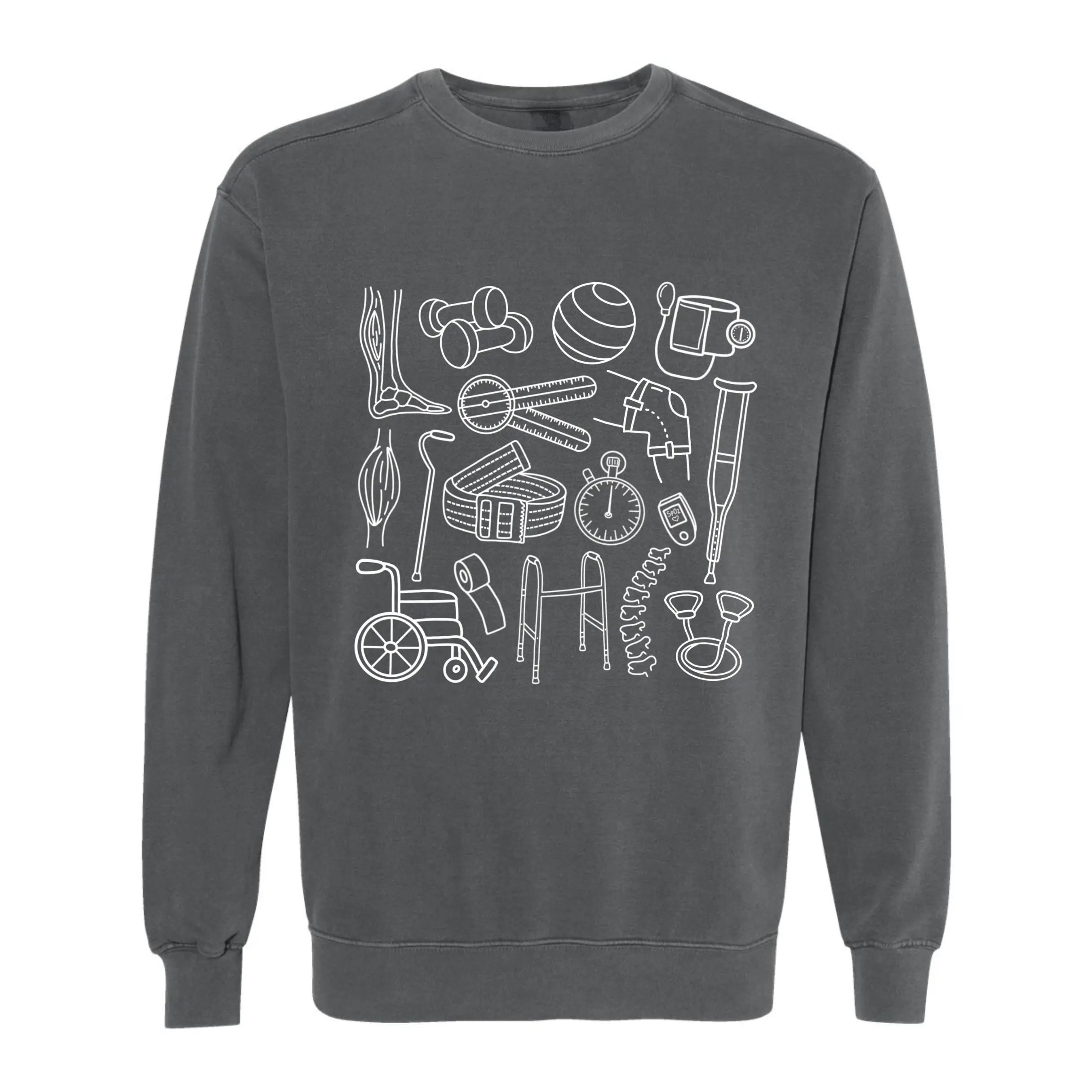 Physical Therapy Doodles Crewneck