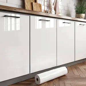 Kitchen Cabinet Self Adhesive Wallpaper, Peel and Stick Wallpaper Designs, Decorative Wallpaper, 1 Roll Waterproof & Oil-proof Wall Sticker, Furniture Refurbished Sticker, Home Decor Supplies
