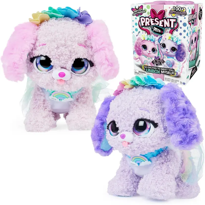 , Fairy Puppy Interactive Surprise Plush Toy Pet with Over 100 Sounds & Actions (Style May Vary), Girls Gifts, Kids Toys for Girls7
