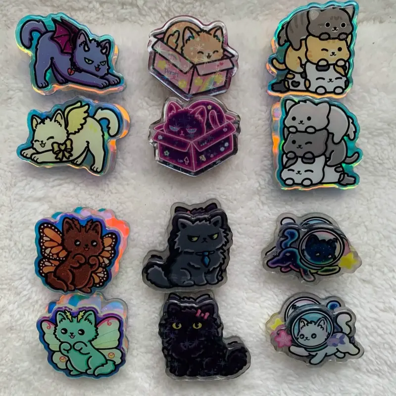 Clip Bundle - Acrylic Page Paper Clips