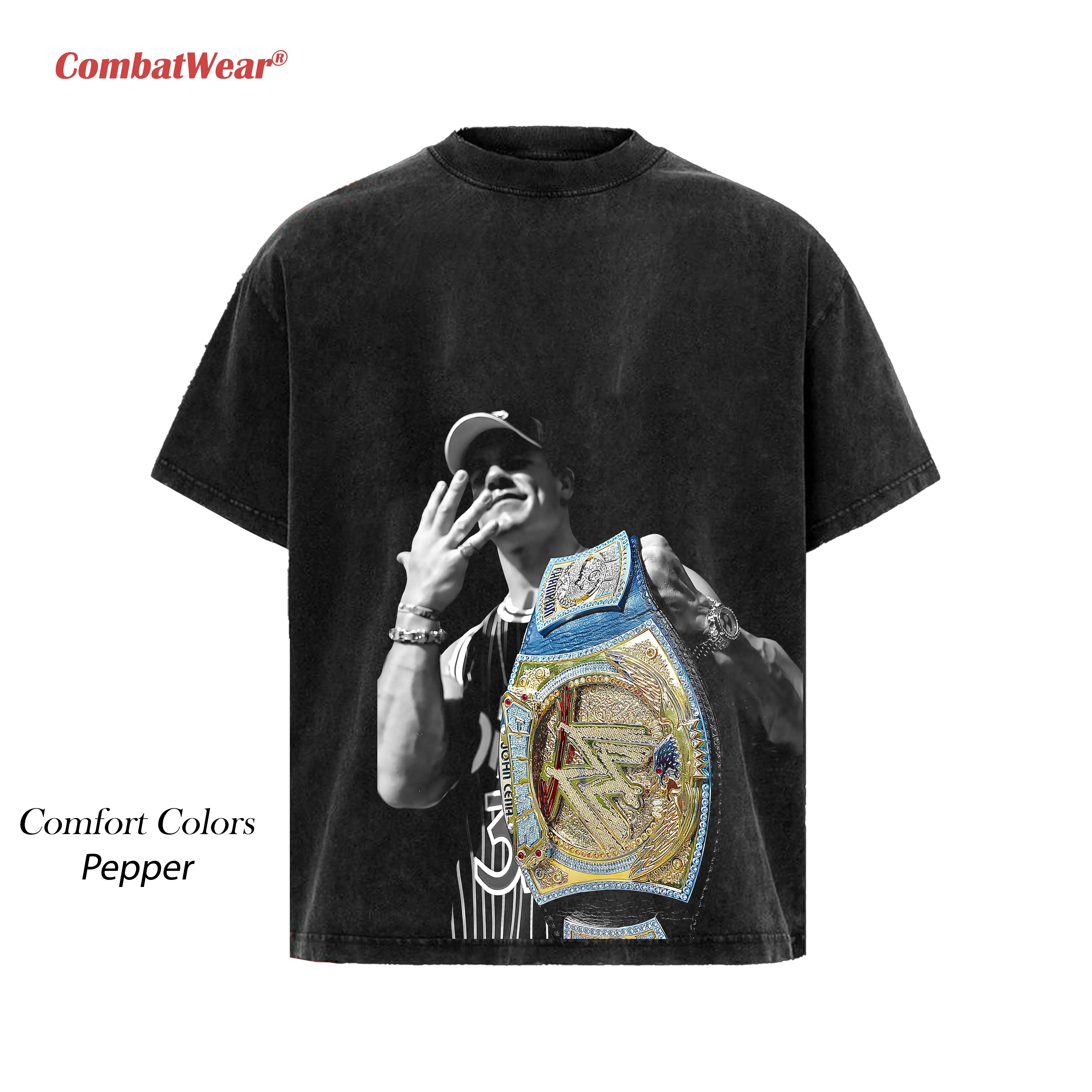 COMFORT COLORS JOHN CENA "SPINNER BELT SENIOR RAPPER" TEE, Wrestling Tee, Wrestling Graphic Tee, Wrestler Shirt, Sports Shirt, Vintage Wresting Shirt, Wrestling Gift Menswear Soft