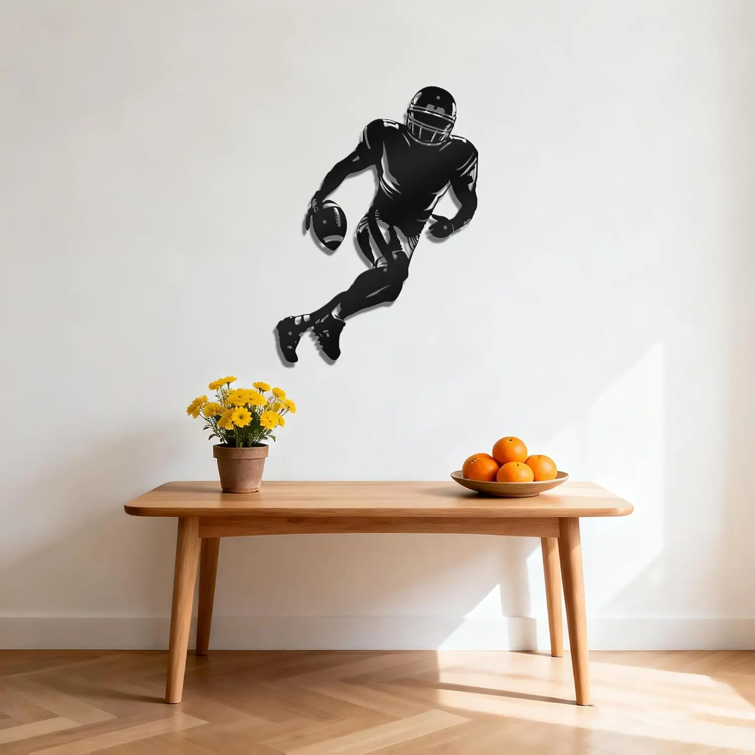 Football Wall Decor, Metal Football Sign for Boys Room, Football Decorations for Locker Football Wall Art Football Wall Decor, Metal Football Sign for Boys Room, Football Decorations for Locker Football Wall Art