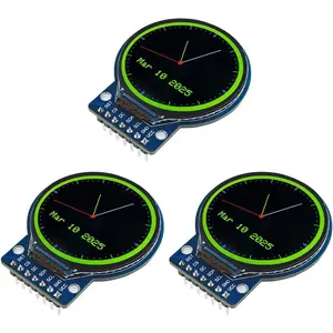 3 count 1.28 Inch TFT LCD Round Display Screen Module RGB 240 * 240 GC9A01 Driver 4 Wire SPI for Arduino