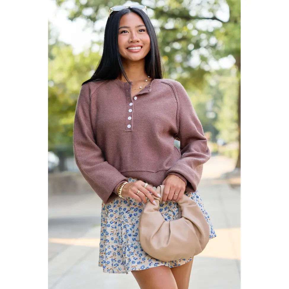 Casey Brown Henley Pullover