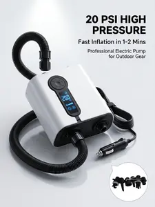 Car Cigarette Lighter Powered Electric Pump for Paddle Boards, suitable for inflating paddle boards, tents, air mattresses, car tires and more.