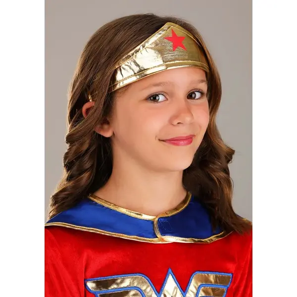 Girl's Wonder Woman Long Sleeve Dress Costume
