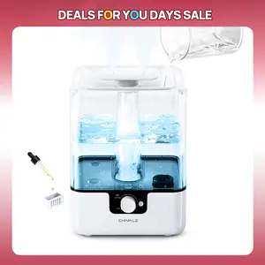Chivalz 2-in-1 Aroma Humidifier & Air Purifier (4L/6L), Top-Fill Design, Remote Control, Cool Mist, 360° Diffuser Nozzle, Filter Set, Calming Mini Humidifier for Bedroom, Household Appliances, Diffuser Nozzle Humidifier, #DealsForYouDays