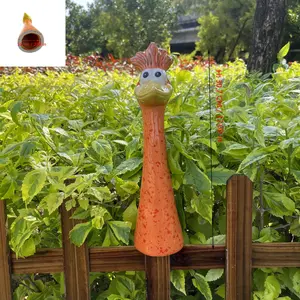 Abstract Turkey Fence Topper, Perfect for Outdoor Decoration, Stylish and Unique Design, Ideal for Enhancing Your Garden Aesthetics