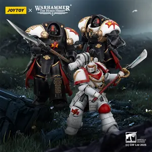 JOYTOY Warhammer "The Horus Heresy" 1/18 Action Figures White Scars Legion Praetor White Scars Ebon Keshig Terminator
