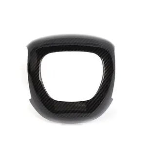 For 2015+ Dodge Challenger/Charger & 2014+ Dodge Durango Steering Wheel Decorative Panel Trim Cover ABS Material UV Resistant Auto Interior Accessories