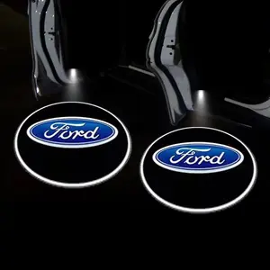 No Fade Car door lights logo projector compatible with most brand Ford/Toyota Corolla/Camry/RAV4/Highlander/Prius/Yaris/Land Cruiser/Prado/Alphard, basketball team patterns, Upgraded puddle Light Accessories (2 pcs)