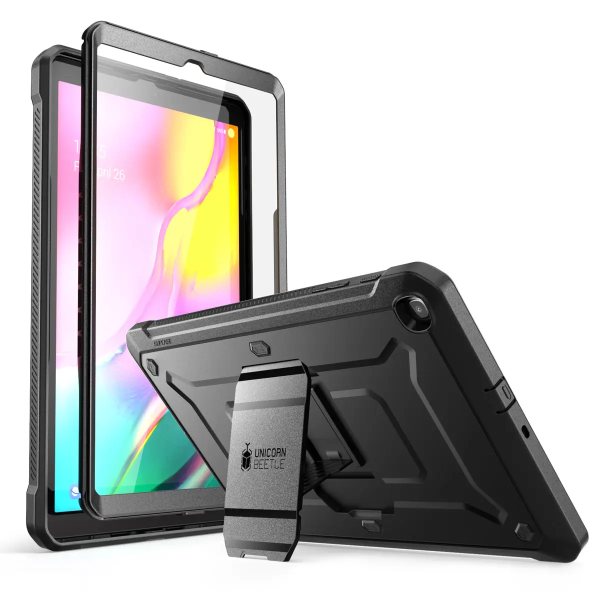 SUPCASE Protective TPU Plastic Tablet Shell Accessory with Built-in Screen Guard, Smooth Touch, for 7-11 in Samsung Galaxy Tab A Models (9 Plus/9/8/7/7 Lite/11/10.4/10.5/10.1/8.7/8.4/8.0) & 10.1 in 2016 SM-T580/T585 (No Pen Version) Full Protection