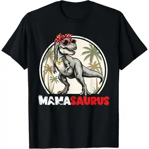 100%cotton Mamasaurus Women TRex Dinosaur Mom Rex Mother's Day T-Shirt